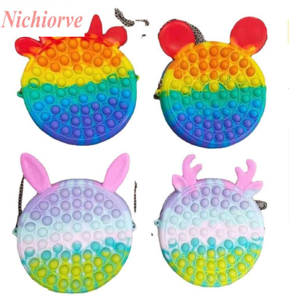 

2021 Party Favor Push Bubble Bag Kids Adult Novelty Fidget Simple Toy Sensory Toys Bags Finger Bubbles Game DHL Fast XC299