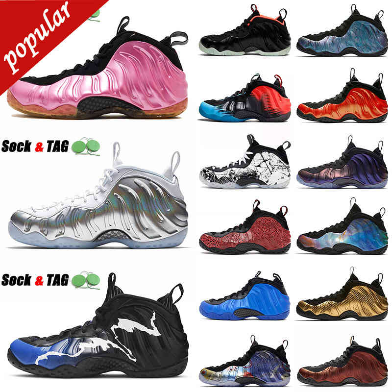 

{2022}Wholesale 2021 Top Quality Basketball Shoes SIZE 13 Penny Hardaway Chrome Black Aurora Mens Women Hyper Crimson Island Green Outdoor, B4 white black university red