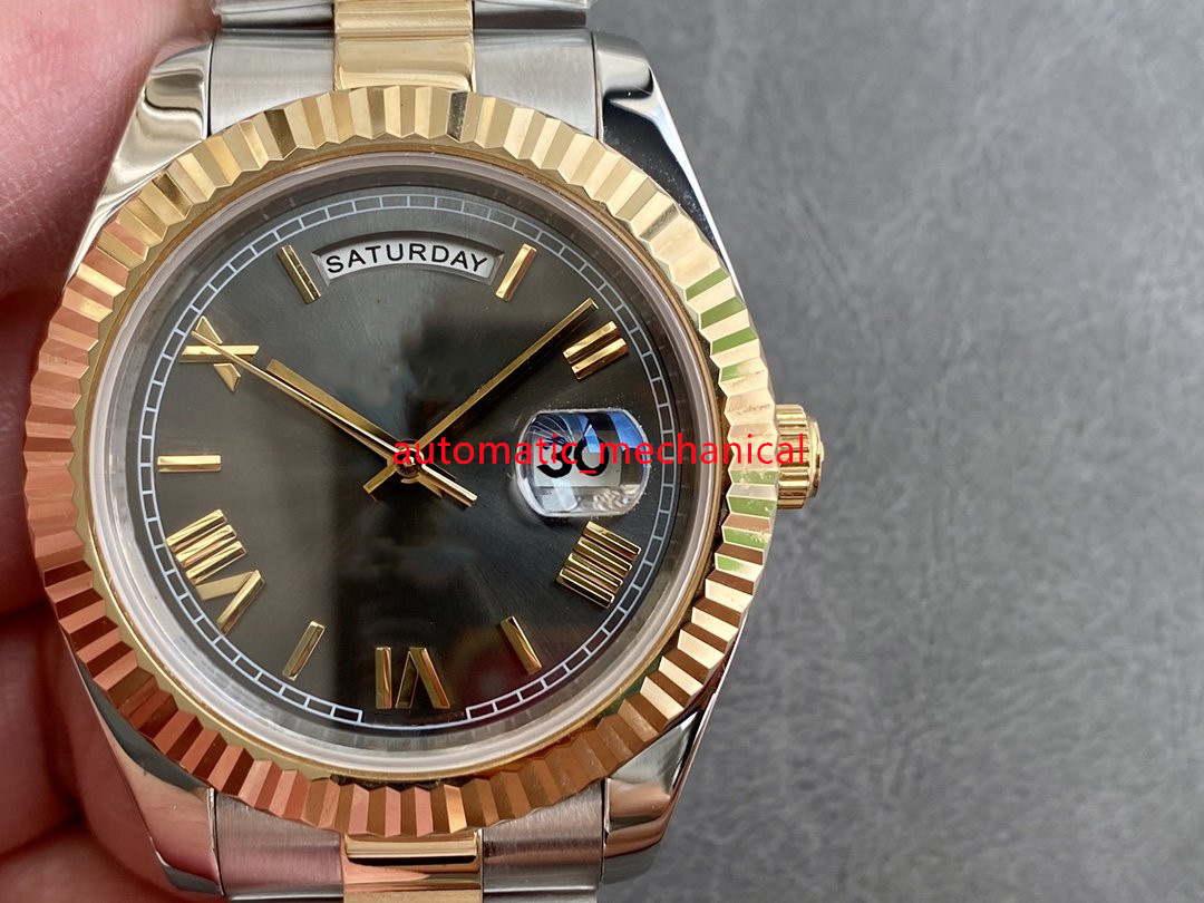 

2022 NEW Deep Grey Roman Dial 40mm Mens Watch 228238 Stainless Steel Automatic Mechanical 904L Sapphire Luxury Wristwatches Ar212, Add waterproof service