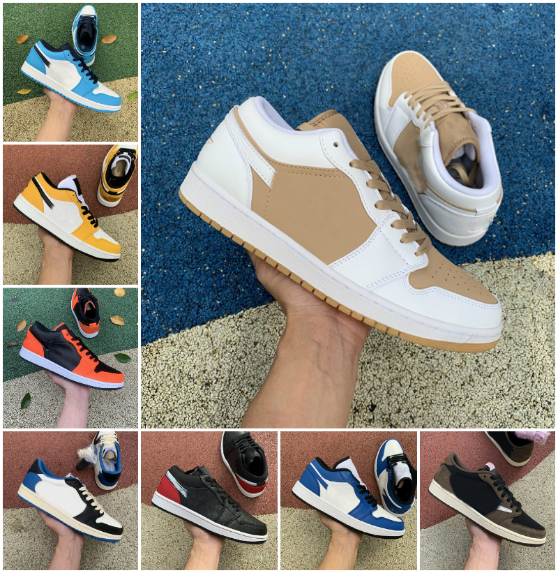 

Cactus black royal 1 1s low Basketball Shoes University Blue Banned Light Smoke grey Starfish Men Women Sneakers Shadow UNC canyon rust Court Purple elephant Trainer, Bubble package bag