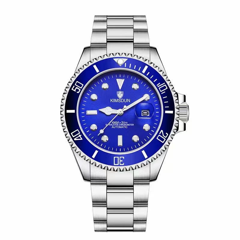 

Master design automatic mechanical men's watch luxury fashion 40mm dial 316 steel strap folding buckle sapphire glass star business