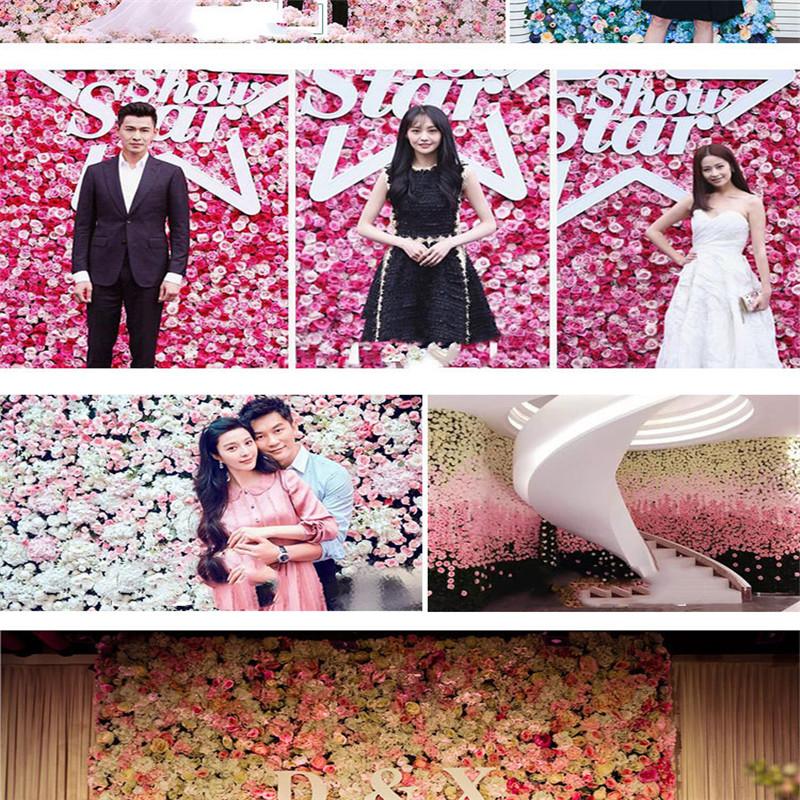 

Simulation Hydrangea Flower Arrangement Wedding Background Wall Po Studio Pography Props ArtificialFlower Road Introducti Decorative Flowers