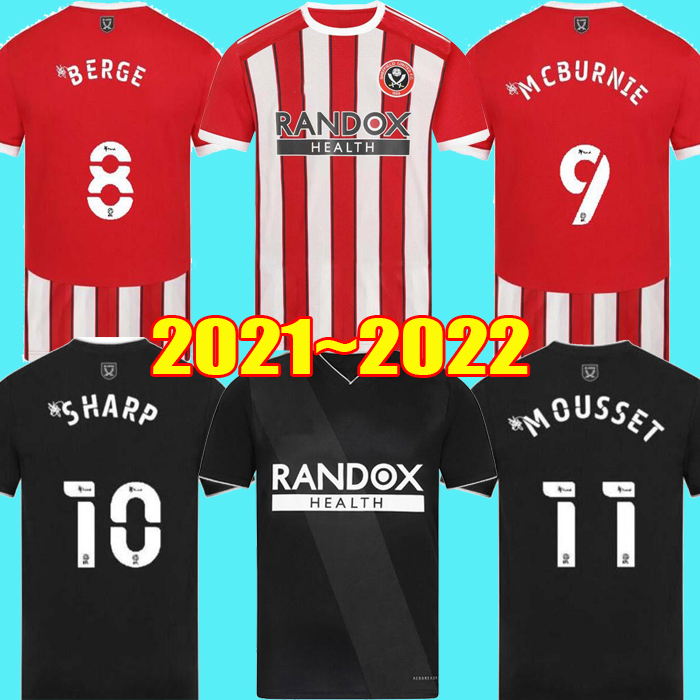 

21 22 Sheffield Soccer Jerseys MOUSSET kits McBURNIE United 2021 2022 SUFC SHARP LUNDSTRAM FLECK Football Shirt NORWOOD Men Kids Equipment Camiseta Maillot de foot, Away