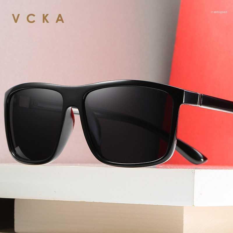

Sunglasses VCKA Rectangular Ultra Light TR90 Men Polarized TAC Thickness Lens Driving Sun Glasses Women UV400 Eyewear1