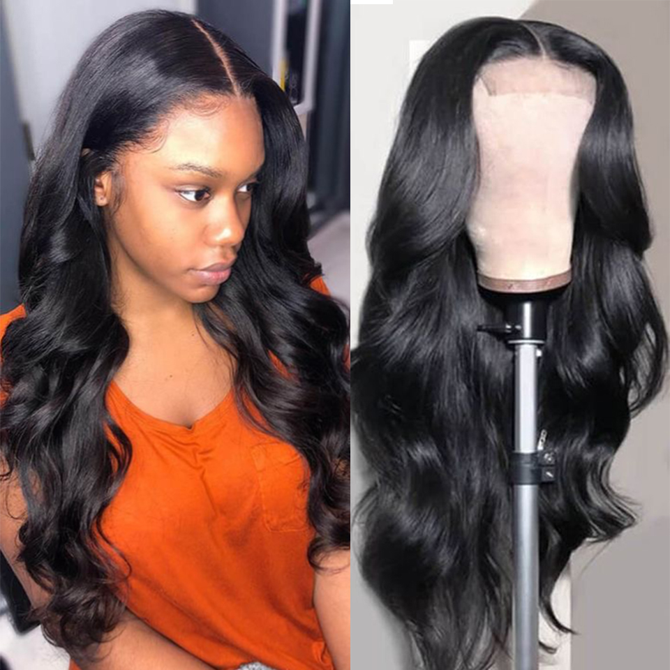 

28 30inch Body Wave Hair Wigs 6x6 Lace Closure Human Hair Wig 180 Density Lace Frontal Wig For Women Pre Plucked, 150% density