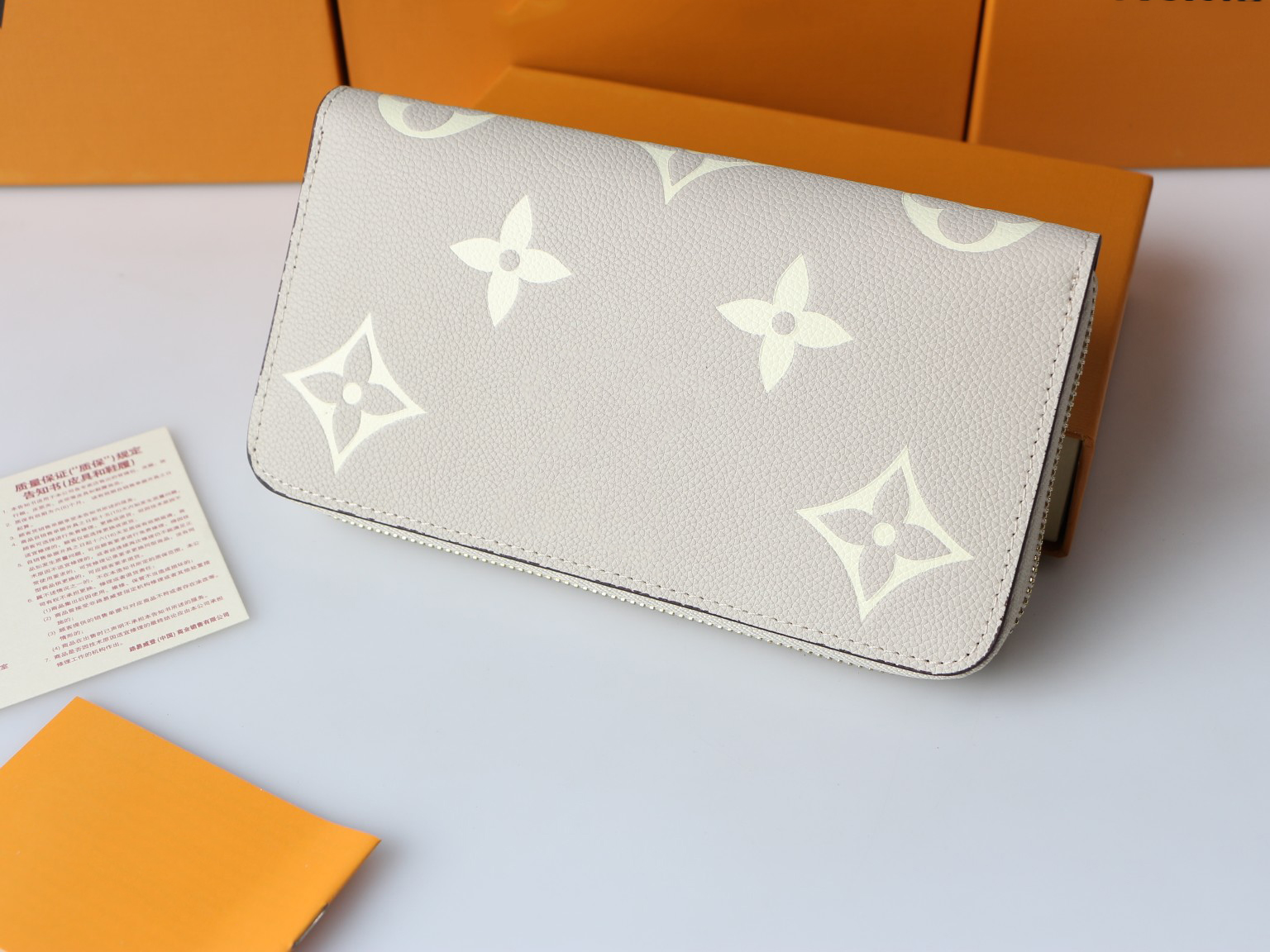 

Top Fashion Men and women purses leather designer luxury letters flower pattern chain interlayer hand classic with box SIZE 19-10-2.5cm M80481