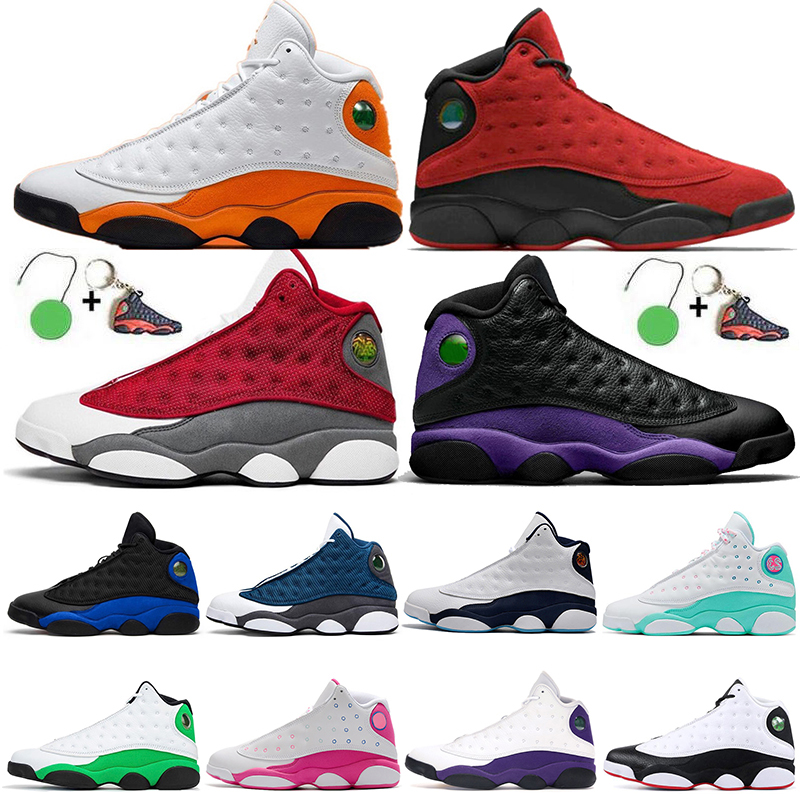 

2021 Fashion Jumpman 13 13s XIII Basketball Shoes Retro Court Purple Flint Soar Green Mens Women Starfish Hyper Royal Black Cat Outdoor Trainers Sneakers Size 47, #b4 40-47 starfish
