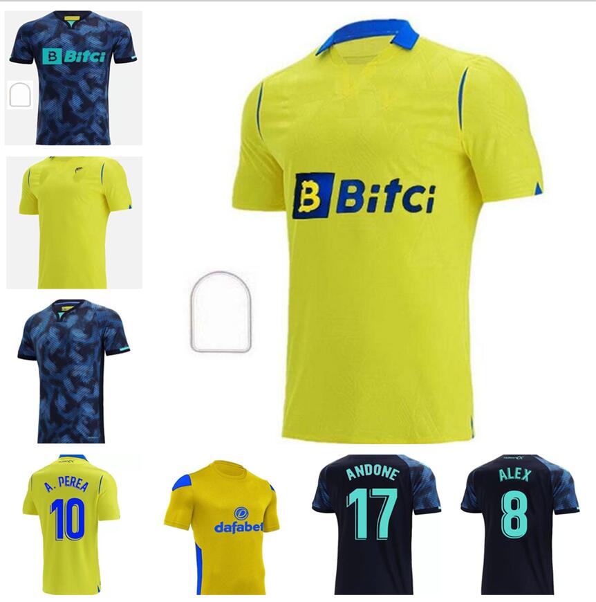 

21 22 Cadiz soccer jerseys CÃDIZ CF 2021 2022 LOZANO ALEX Bodiger Juan Cala CAMISETA ASCENSO A LIGA SANTANDER de fÃºtbol football shirts, Black;yellow