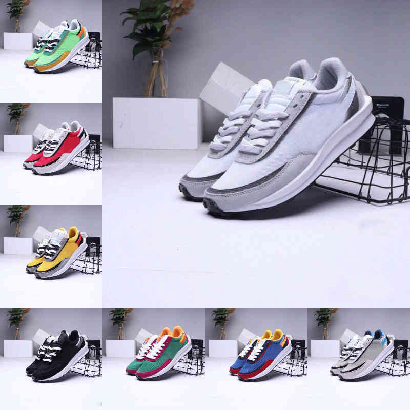 

Sell 2021 Nlke Running Shoes Dark Iris Sesame Blue Void Sacais X Waffle LDV VaporWaffle Pegasus Nylon Black White Off Trainers Sneakers Size F15