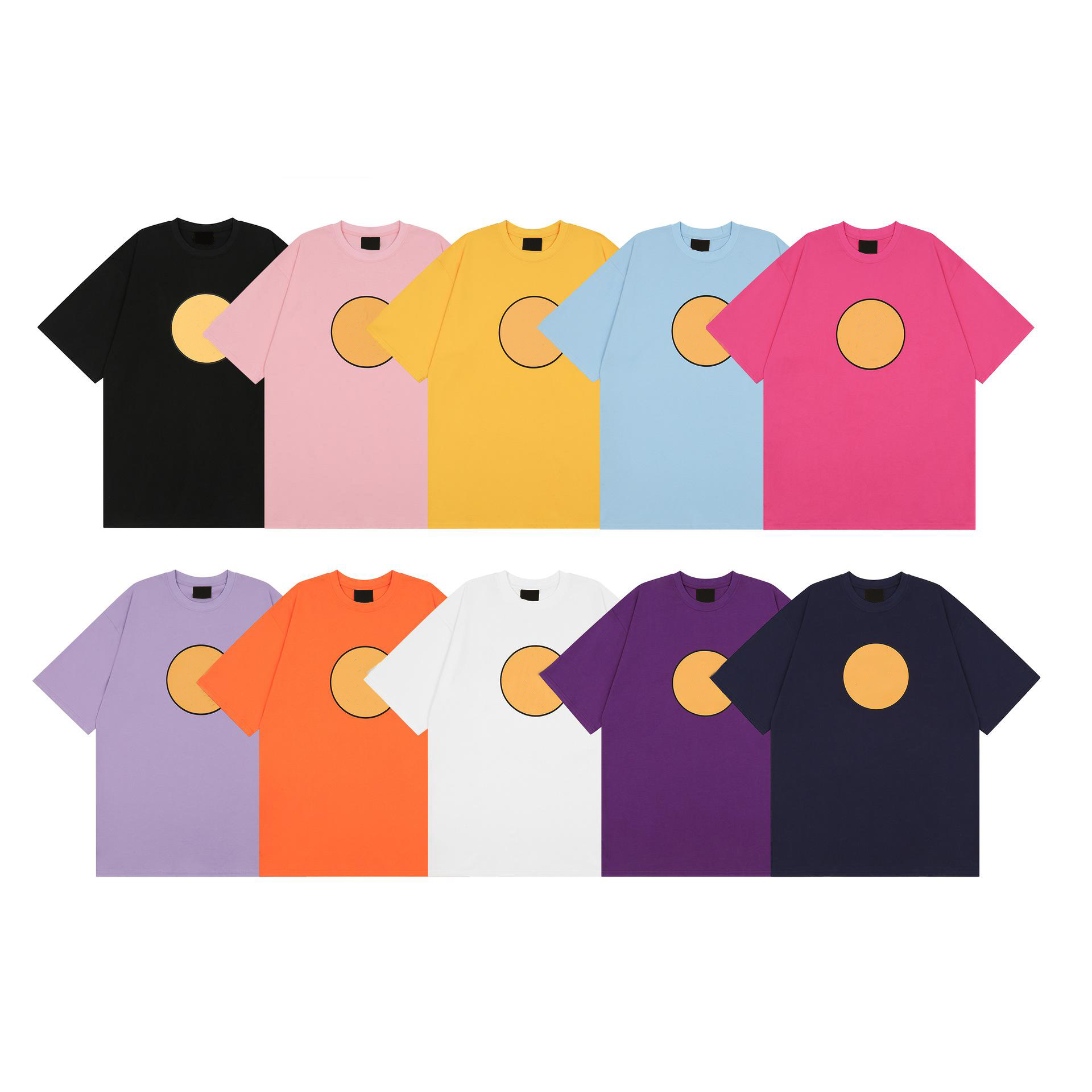 

Drew Basic T shirt For Men and Women Couple Tees Smiley Face Printing Oversize Version Star Short Sleeve Fashion Trendy Design T-shirt Tops 10 colors, Blue