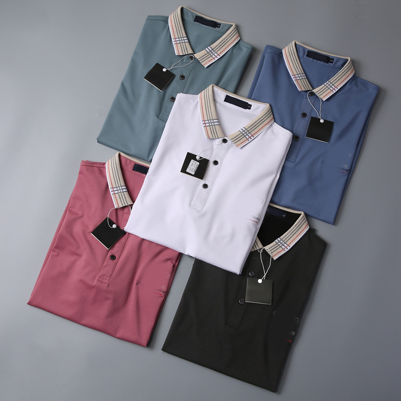 

Designer Shirts Men Luxury Polo Casual T Shirt Snake Bee Letter Print Embroidery Fashion High Street Mens Polos2563