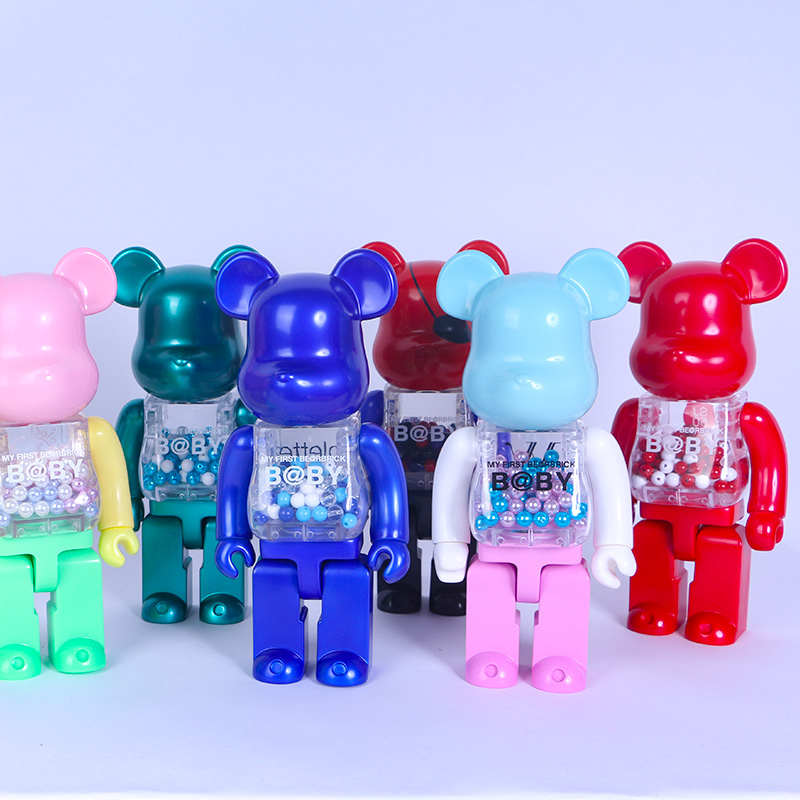 

Newestbearbrick 400% violence bear Chiaki case Hataki bear tide blind prince puppet hand puppet 28CM