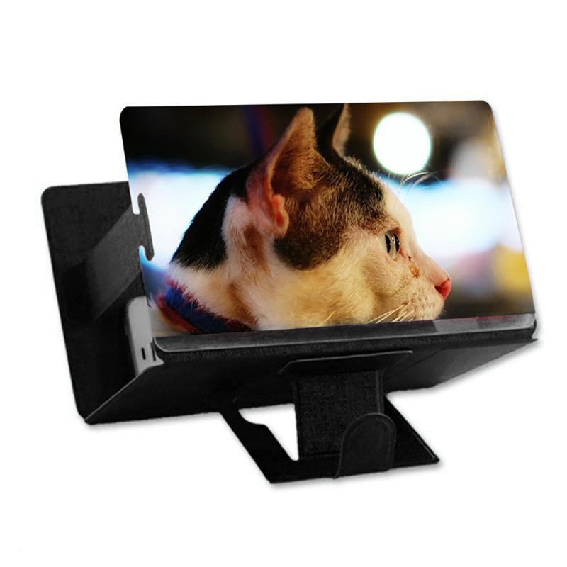 

Cell Phone Mounts & Holders Universal Mobile Stand Holder 3D Screen HD Video Magnifying Glass Bracket For Smartphone