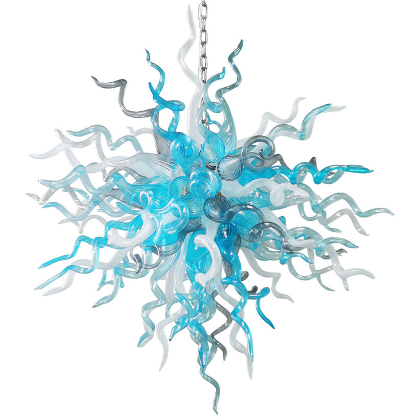 

Nordic Style Lamp Fixture Living Room Lamps Hand Blown Glass Chandeliers Lighting 100% Mouth Murano Chandelier
