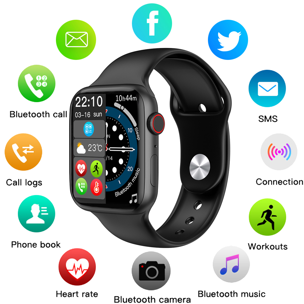 

Smart Watch IP68 Waterproof SmartWatch Men Women Sport Fitness Tracker Call Bluetooth Touch Screen Blood Pressure Heart Rate Monitor For Android ios