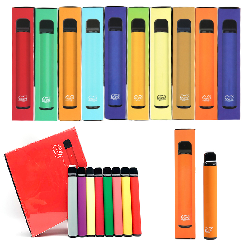 

high quality Puff Bar Plus Disposable Vape Pen Kits 800 Puffs cigarettes 550mAh Battery 3.2ML Vapor Pod Device eCigs Puffbars Vapes