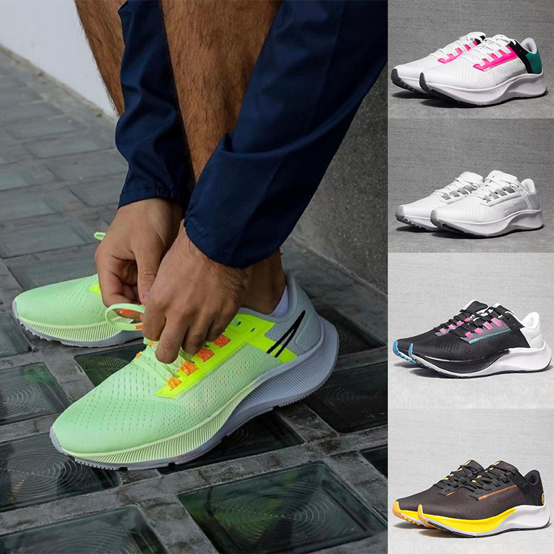 

Fashion Top Quality Pegasus 38 Running Shoes Women Mens Trainers Pegasus 37 35 Turbo 2 Rawdacious Graffiti White Black Grey Chile Red Hyper Pink LE Greedy Sneakers