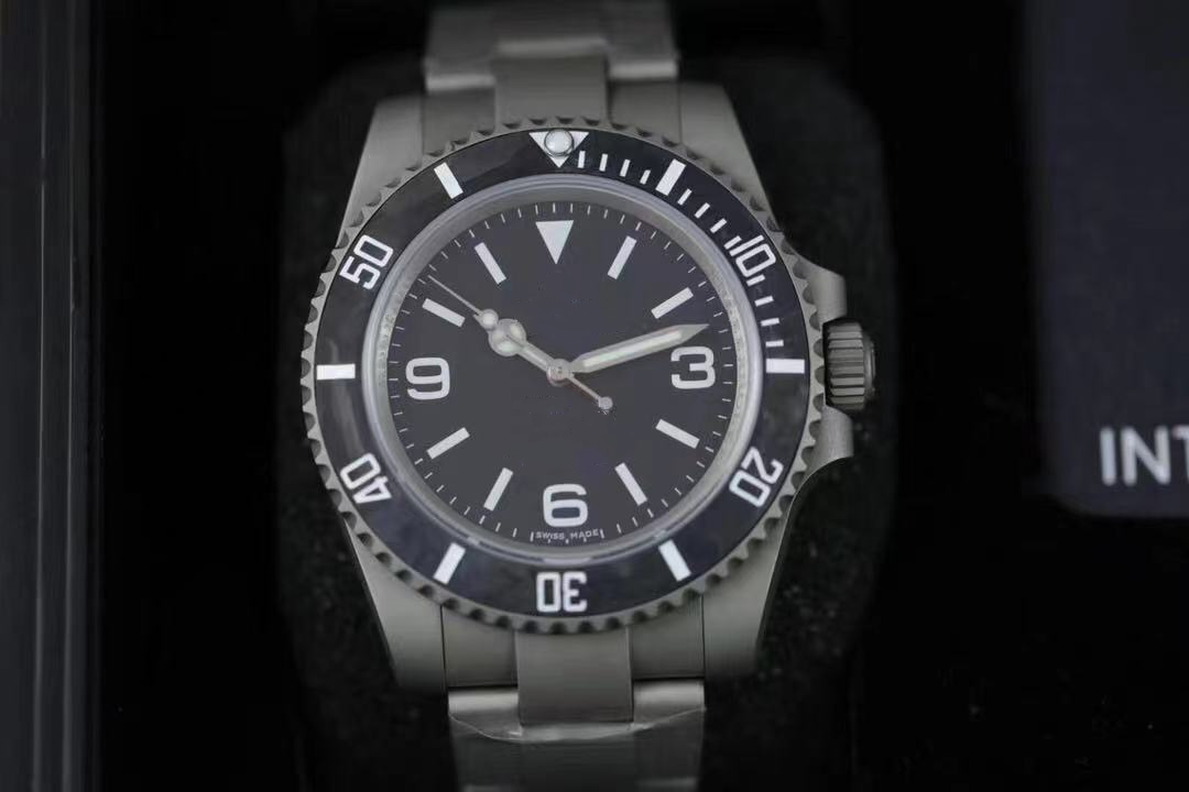 

IPK No calendar for cement coating SUB watches Carbon fiber bezel 2824 movement kinetic energy 30 hours orologio di lusso, Original box