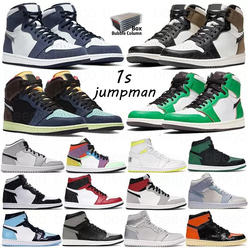 

women men shoe basketball shoes 1 1s unc mid hight gs for jumpman travis csott OG University mocha bred shadow Blue sneakers twist jorden1s, No.27