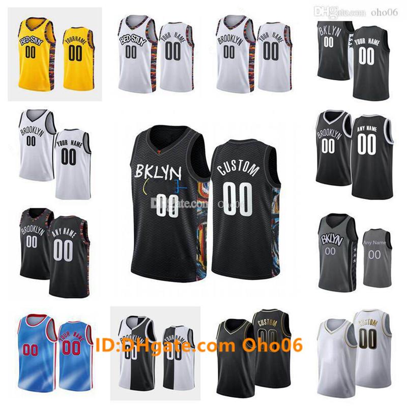 

Custom BrooklynsJersey Men Women Kid 13 Harden 7 Durant 11 Irving 22 LeVert 12 Harris 31 Allen 26 Dinwiddie City Basketball Jerseys White, Black;red