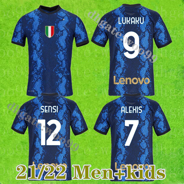 

INTER 2021 2022 Soccer Jersey Fourth 4th LUKAKU MILAN VIDAL BARELLA LAUTARO ERIKSEN ALEXIS HAKIMI 20 21 22 Football Shirt Uniforms Men + Kids Kit Third