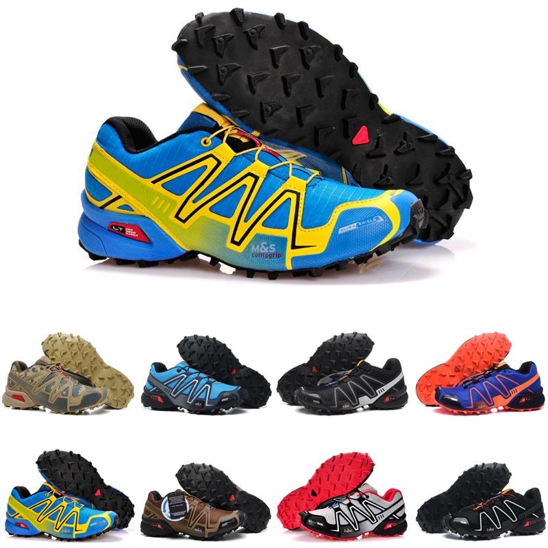 

cheaper speed cross 3 outdoor mens running shoes SpeedCross runner Jogging III Black Green Pink Grey #55 Men Trainers Sports Sneakers chaussures zapatos, Color #25