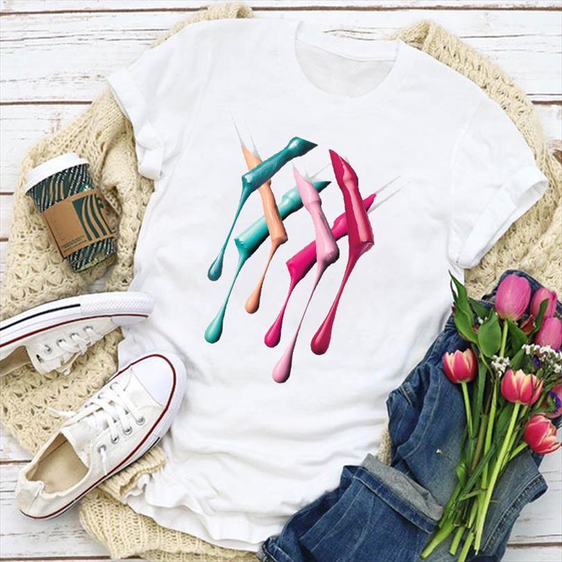 

and women graphic 3d drape men trend vogue fashion finger nail summer lady womens clothing clothes tee, White;black