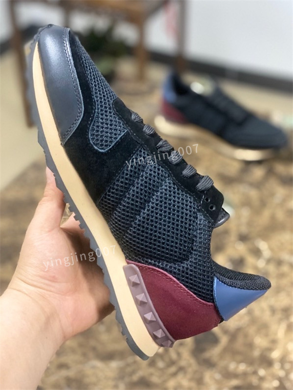 

2021 Designer Womens boots Nylon Casual Shoes Gabardine Valentinoes shoes Canvas Sneakers Brand Wheel Stylist Trainers mens Fashion Platform Solid Heighten Shoe, 04