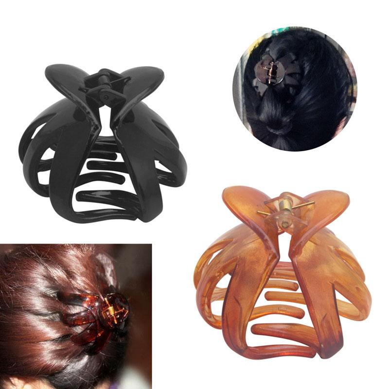 

Hair Clips & Barrettes Women Octopus Claw Clip Hairpin Accessory Curved Design Heart Shape Handle C1FE