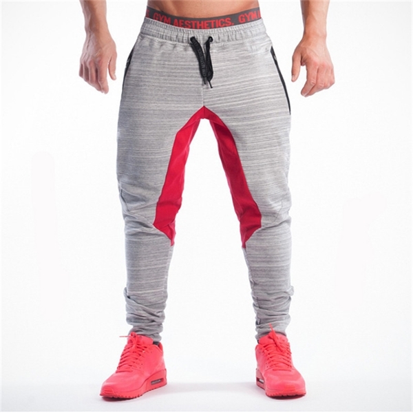 

Mens Bodybuilding Gym Workout Jogger Pants Sport Athletic Slim Fit Sweatpants Men Chandal Hombre Gorilla Wear Animal, Opp bag (not product)