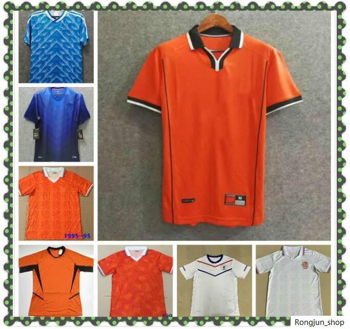 

1988 1998 2010 ROBBEN Van Basten retro soccer jersey Gullit Seedorf Bergkamp DAVIDS team HOME AWAY SNEIJDER #10 V.Persie #9 vintage classic, Multi