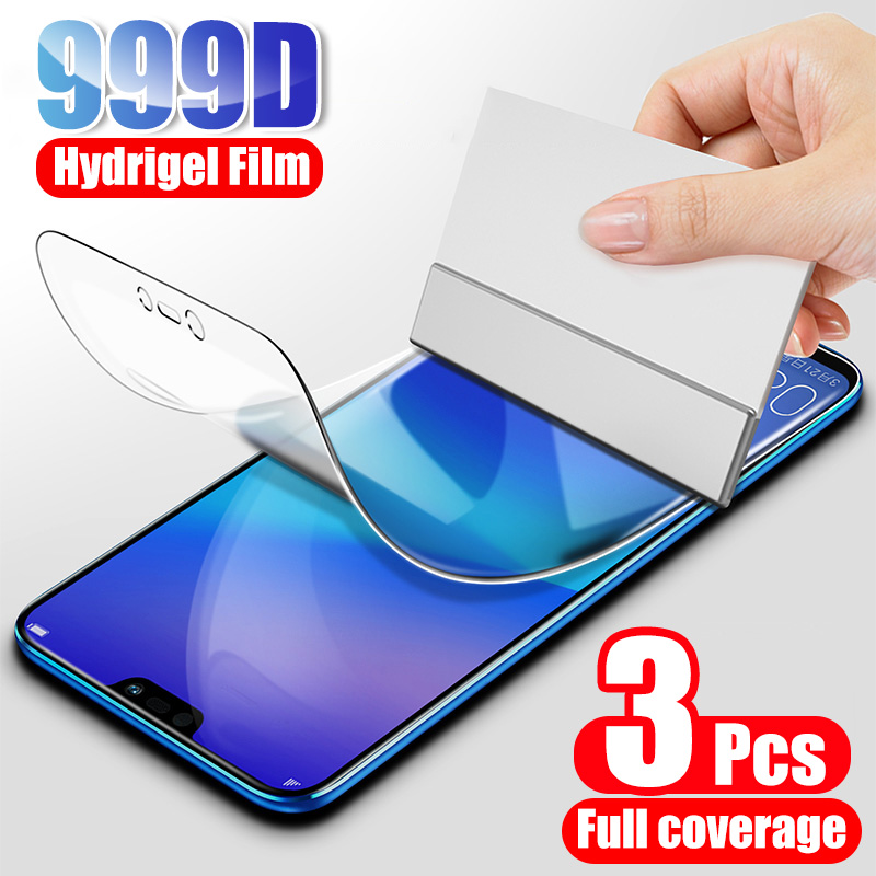 

Cell Phone Screen Protectors 3Pcs Hydrogel Film For Huawei P20 P30 Lite Pro P40 smart Protective Film