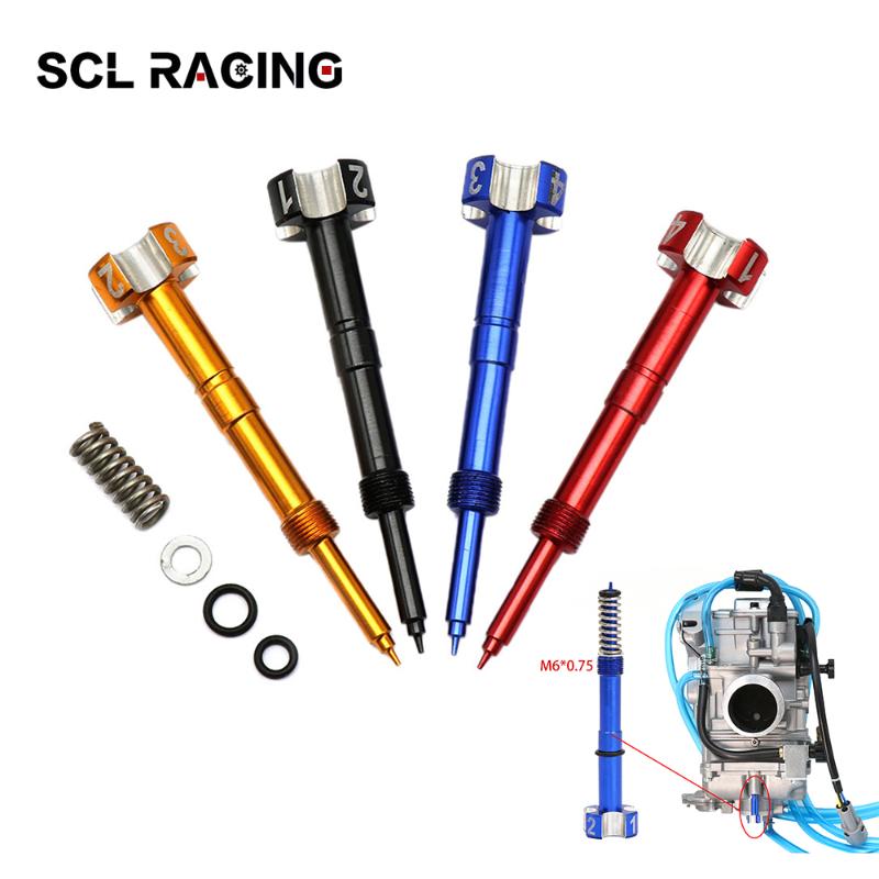 

Motorcycle Fuel System Alconstar 1PC CNC Easy Adjustable Mixture Screw Air For ATV Dirt Bikes Keihin FCR MX 4T