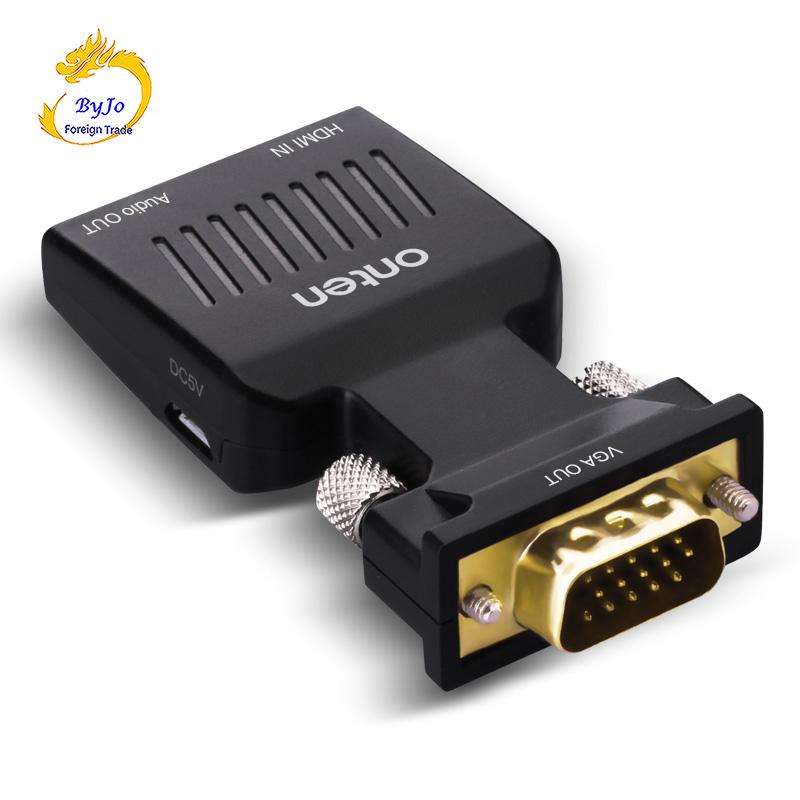 

Audio Cables & Connectors Otten To VGA Line Cable Converter Support 3D HD Video Head High Definition Connector