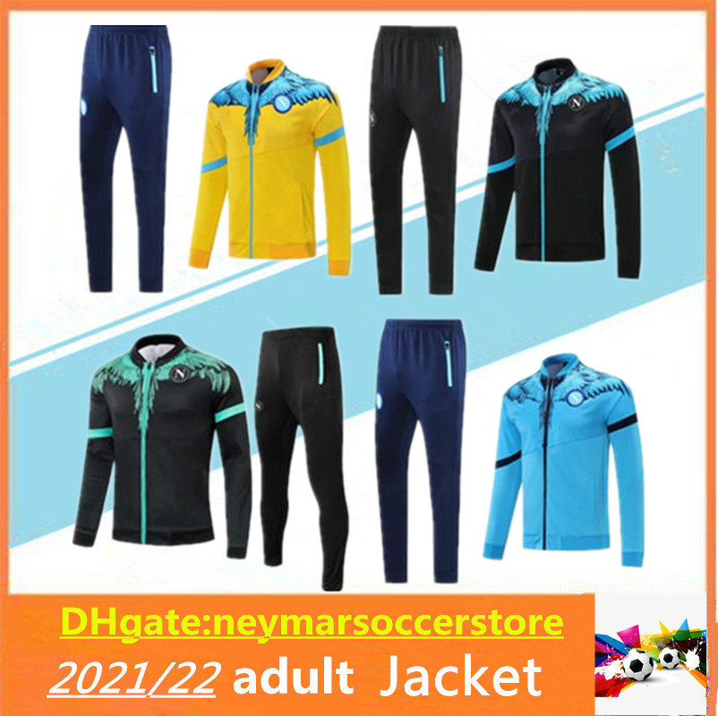 

2021 Napoli Hamsik Insigne Callejon Zielinski soccer jacket trackSuit 21/22 SSC Naples maillot de foot training suit chandal