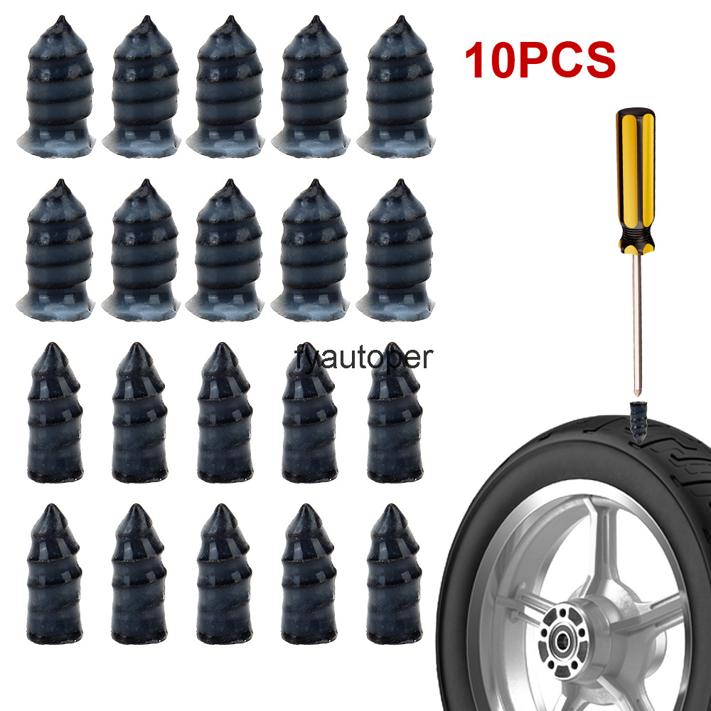 

Free Of Dismantling Vacuum Tyre Repair Nail Tubeless Rubber Nails For Car Trucks Motorcycle Scooter Bike 10pcs