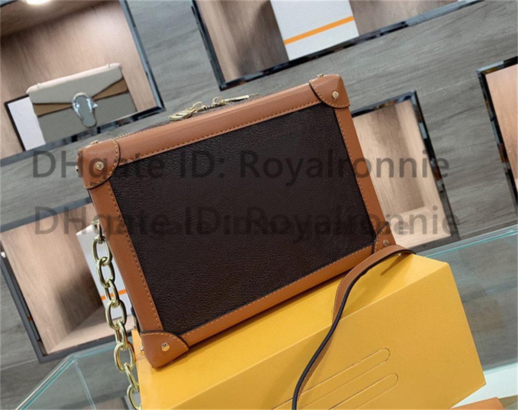 

High Quality Classic 2021 Luxurys Designers Shoulder Bags Handbags Girl Fashion Women Cross Body CrossBody Bag Hobos mother Chains Trunk Handbag purse, No bags