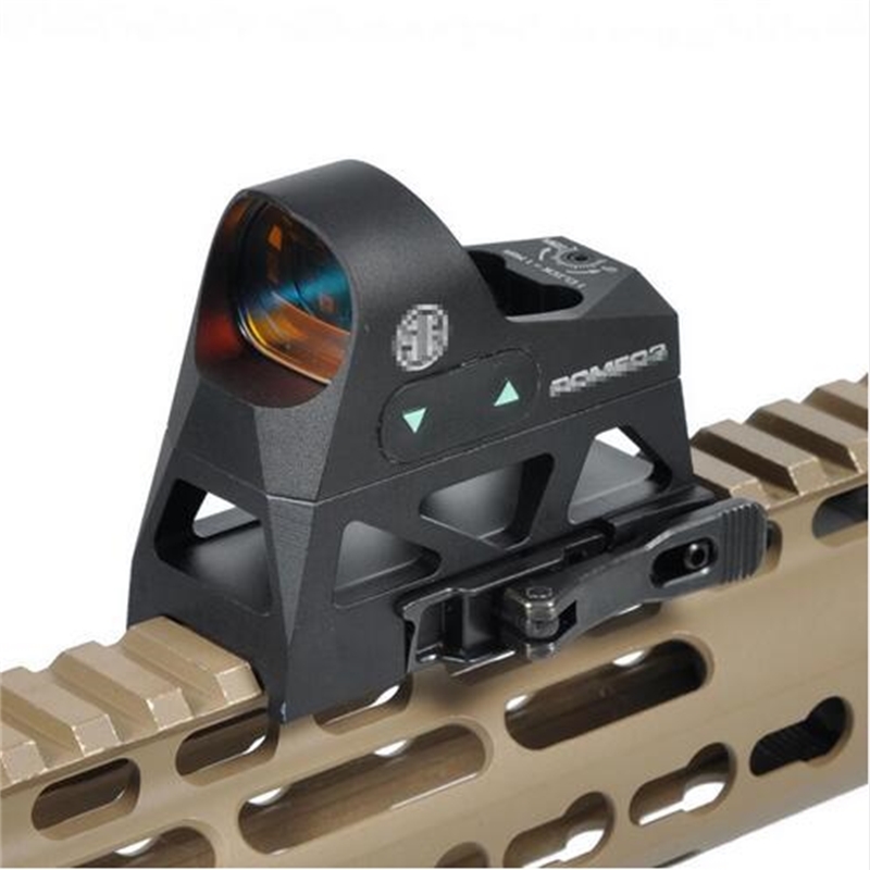

Tactical 1x25 Mini Reflex Sight 3 MOA Dot Reticle Red Dot Sight Scope Picatinny QD Mount for MSR Rifles, De