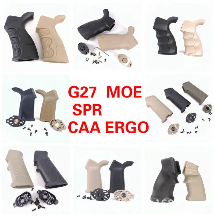 

Nylon handgrip Tactical AEG 480 Motor Grip Textured CSGO wargame gear rifle toy Pistol Vertical Hand Grips MOE CAA G27 ERGO