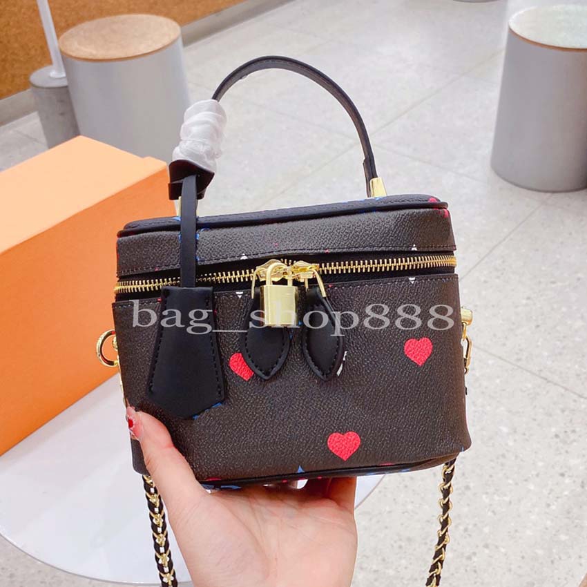 

High-quality Designer bags Cosmetic bag ladies shoulder handbag wallet colorful inner clips multi-function large-capacity 013, #10