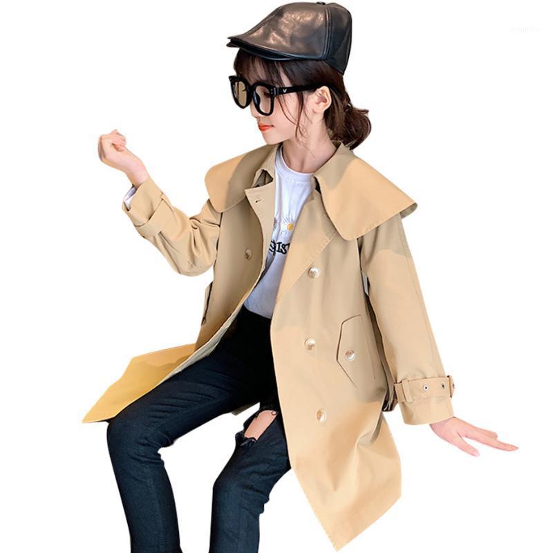 

Jackets Girls Coat Jacket 2021 For Solid Color Kids Casual Style Children's Clothes 6 8 10 12 14, Blue;gray