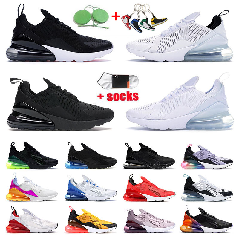 

270s Men Women High quality Running shoes 27C Navy Blue Rust Pink Barely Rose triple black All White Sports Trainers Comfortable Sneakers Big Size, B18 barely rose 36-40