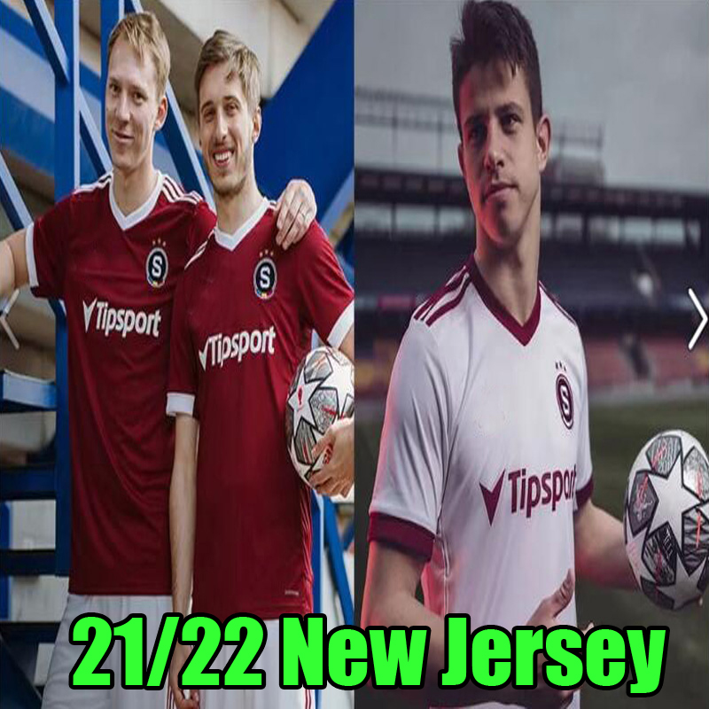 

21 22 Sparta Prague soccer jerseys 2021 2022 home and away New Jersey Classic sports Football shirt Men tops Sportswear uniform
