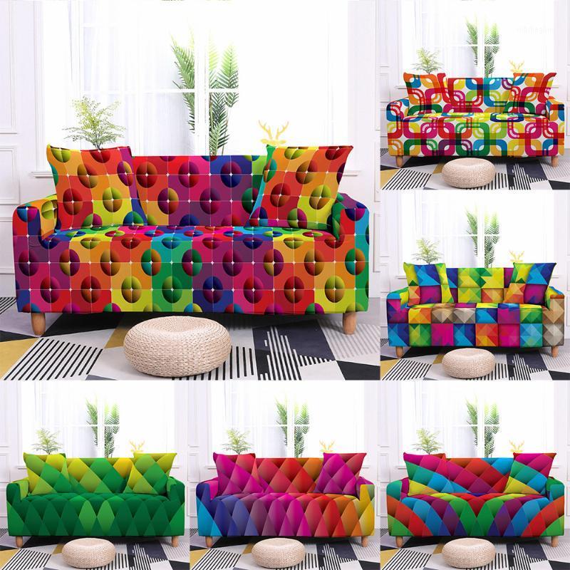 

Chair Covers Elastic Sofa Cover For Living Room Stretch Single Seat Slipcovers Couch Cases Home Textile Armchair Protector