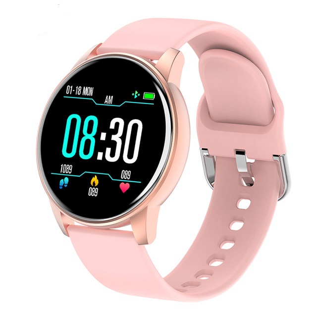 

Smart Watches for Women Android Phones iPhone Compatible, IP68 Waterproof, 1.3 Inch Touch Screen, Heart Rate/Blood Oxygen Monitor Sleep Fitn