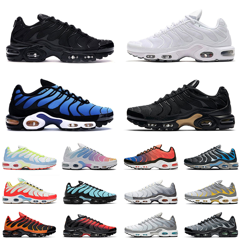 

tn plus Black Gold men women Running Shoes trainers Psychic Blue Crater White Volt Triple Voltage Purple Wolf Grey mens outdoor sneakers, # 15