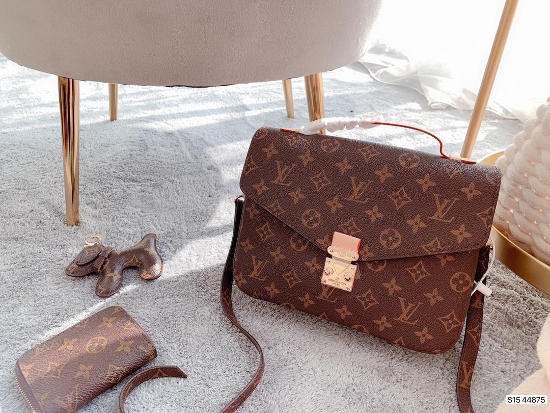 

lv LOUIS BAG VITTON METIS Designer Handbags Women's Messenger Bags Female Luxury Shoulder Bag Michael Crossbody Bags Wallet, Red;black