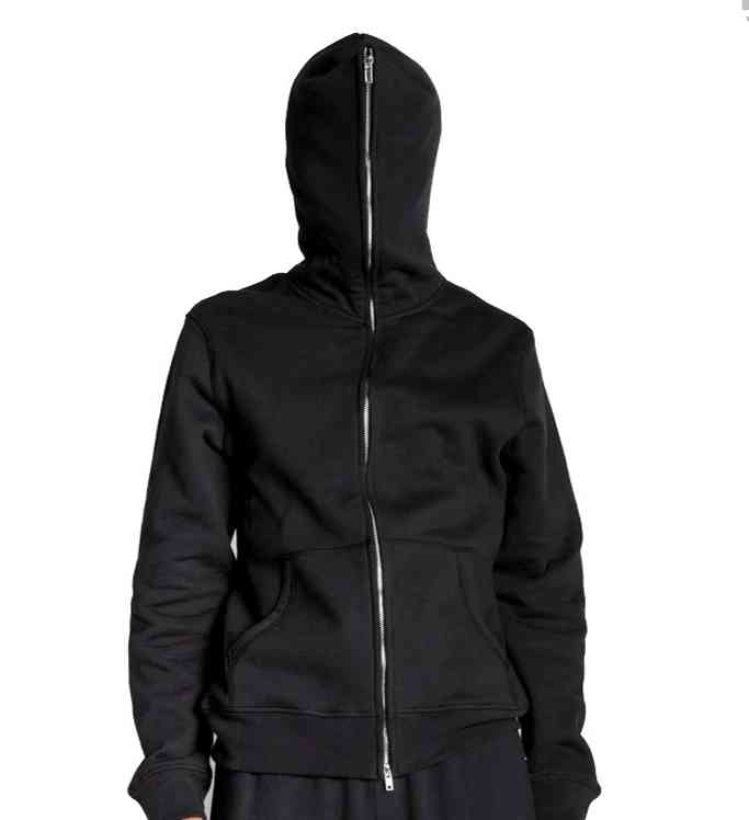 

Custom Printing Design Wholesale High Quality Oversize Pullover Hoodie Cotton Full Face Zip Up Hoodies Men, Black