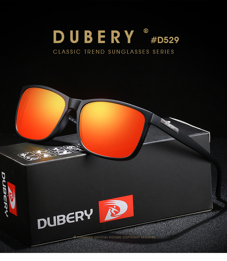 

DUBERY HD Polarized Driving Sunglasses for Men and Women Sport Outdoor Fiishing Mens Glasses with UV Protection D529