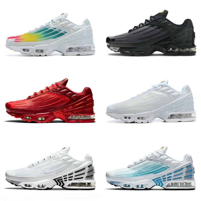 

Top Quality Tn Plus 3 Tuned III 3s Men Sports Shoes Laser Blue White Aquamarine Obsidian Hyper Violet Black Red Deep Parachute Ghost Green T
